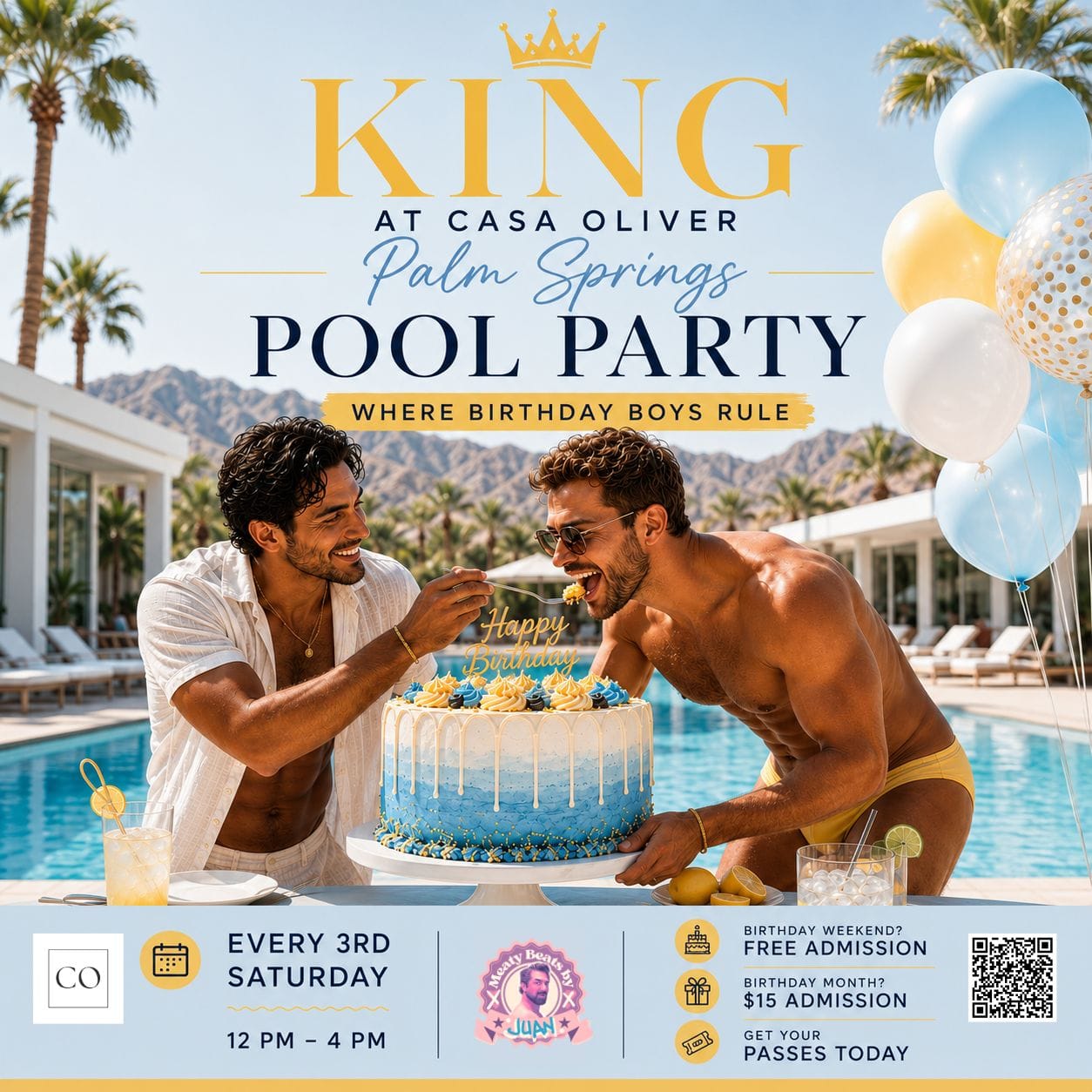 KING 3rd Saturday Pool Party Pass